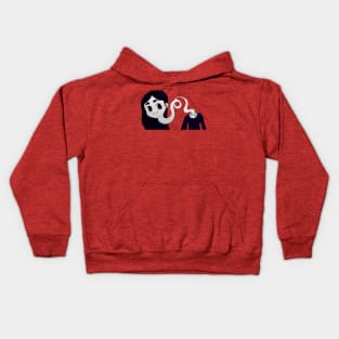 Rokurokubi Long-Neck Woman Yokai Kids Hoodie